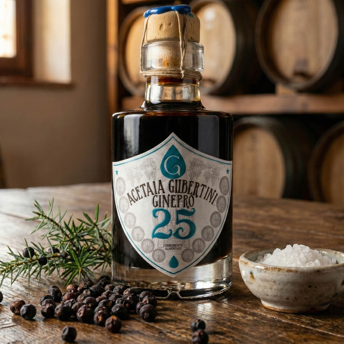25 anni Ginepro Balsamico Invecchiato Gran Riserva del Fondatore Acetaia Gubertini - immagine 4