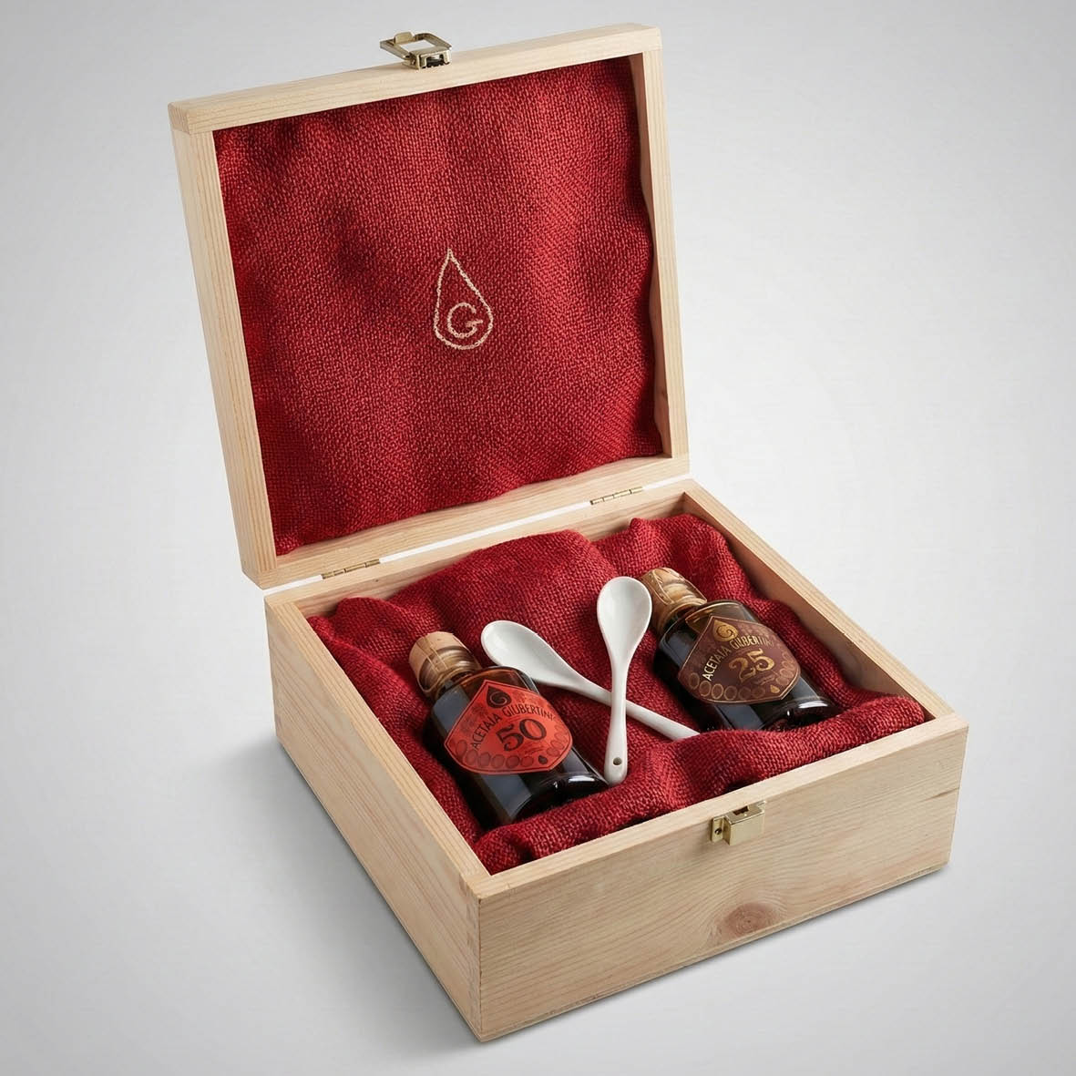 Confezione doppia 25 anni e 50 anni - Gran Riserva del Fondatore Acetaia Gubertini