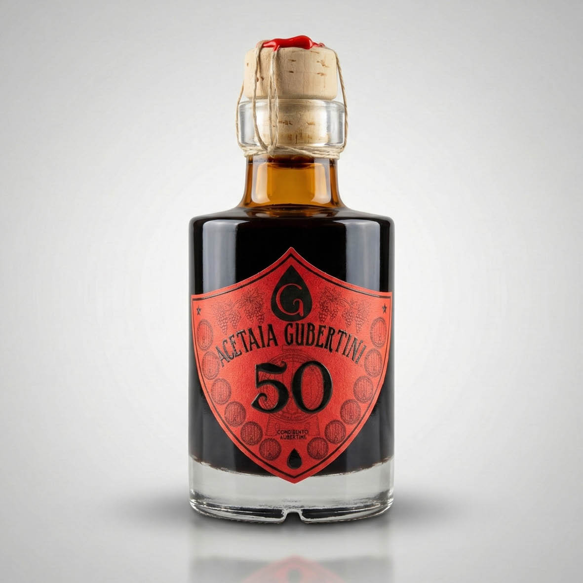 50 anni Balsamico Invecchiato Gran Riserva del Fondatore Acetaia Gubertini